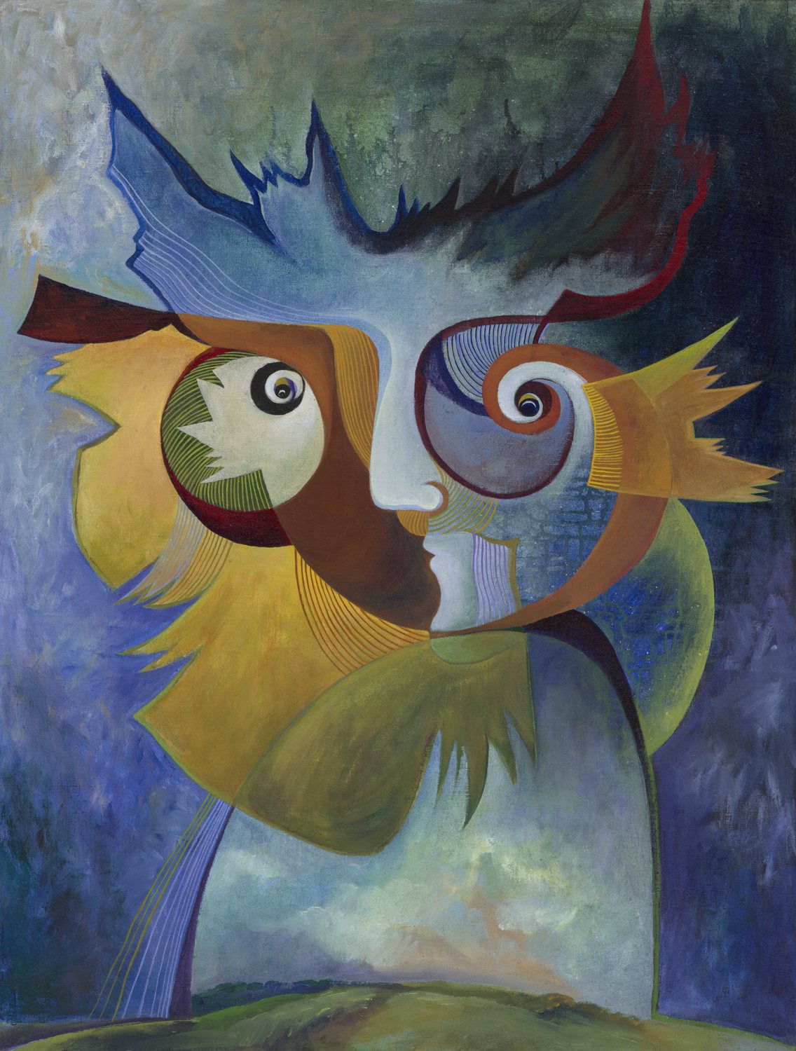 Face of Wisdom &mdash; painting by Alexandra Isaievych